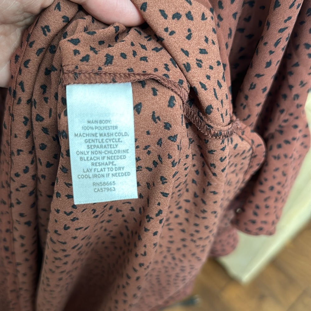 Women’s animal print blouse in 1X NWT Nordstrom - Picture 8 of 8